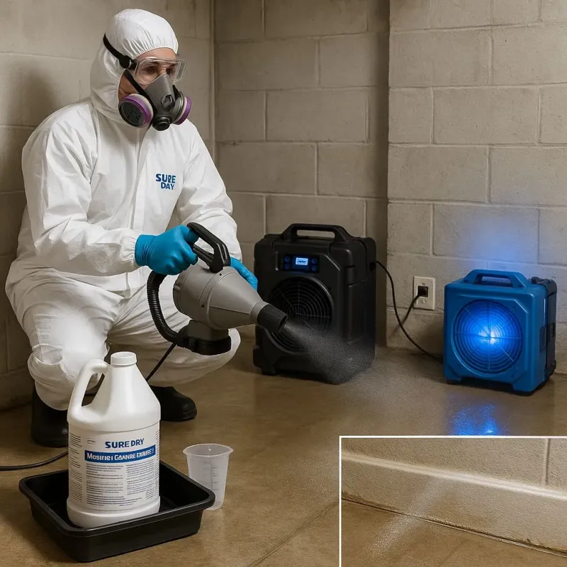 Sanitization and Odor Removal process in South Farmingdale, NY