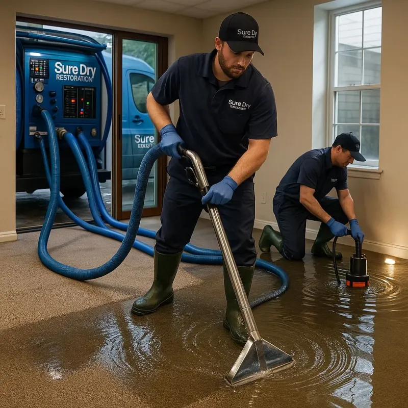 Water Extraction and Removal process in South Farmingdale, NY